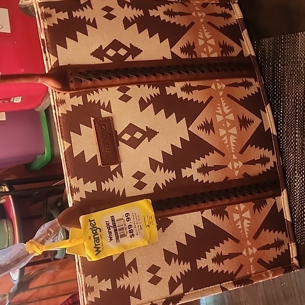 Wrangler Womens Aztec Tote Bag New With Tags - Picture 6 of 8